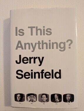 ⭐Is This Anything? Jerry Seinfeld - White Hardcover Book